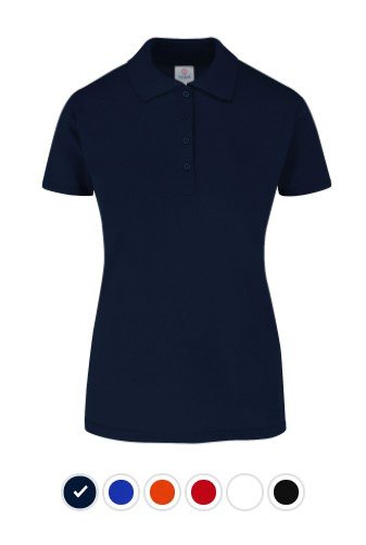 PLAYERA TIPO POLO PIQUE DAMA